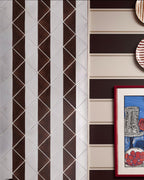 Ca’ Pietra STUDIO Jamboree Handpainted Ceramic Chocolate Tri — official gallery image 6