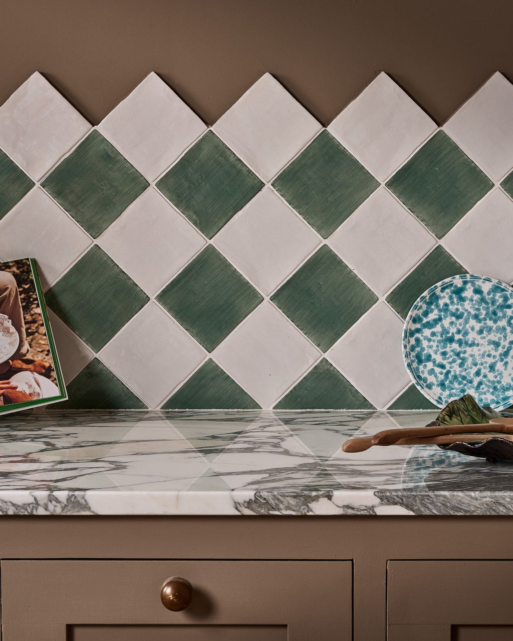 Ca’ Pietra STUDIO Jamboree Handpainted Ceramic Thyme Field — official gallery image 2