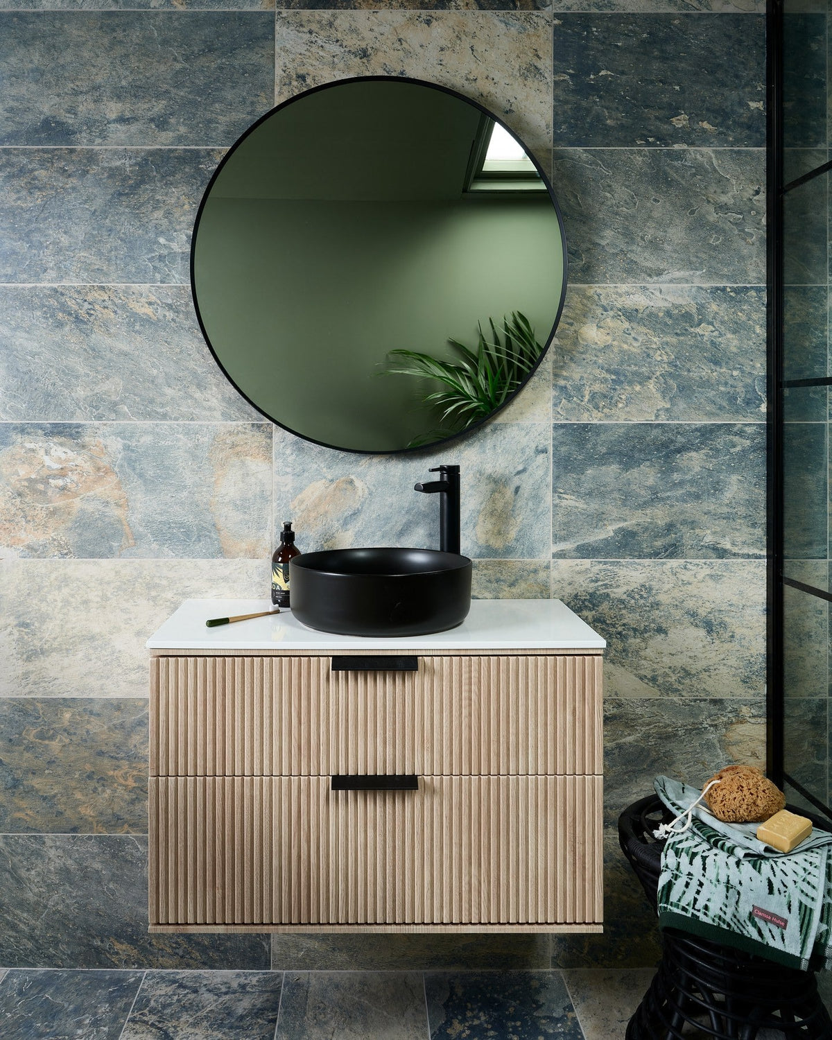 Ca’ Pietra Lombok Porcelain Moss — official gallery image 5