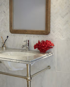 Ca’ Pietra Long Island Marble Herringbone Mosaic — official gallery image 5