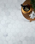Ca’ Pietra Long Island Marble Honed Finish Large Hexagon — official gallery image 6