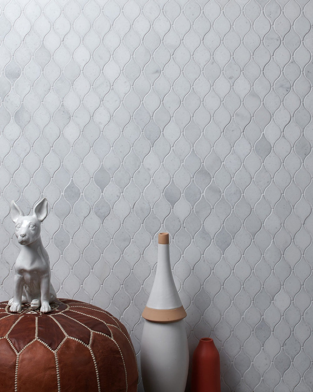 Ca’ Pietra Long Island Marble Honed Finish Tear Drop — official gallery image 1