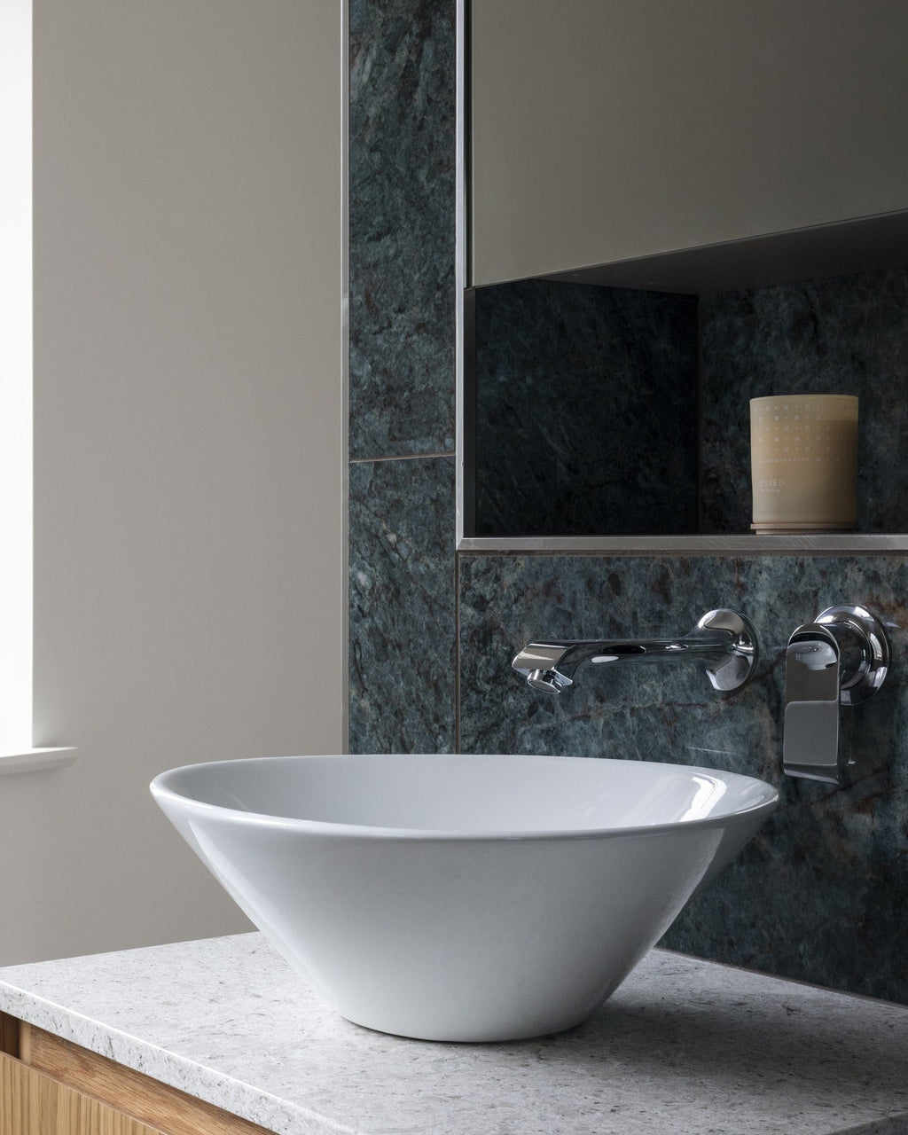 Ca’ Pietra Marble Luxe Porcelain Azzuro — official gallery image 2