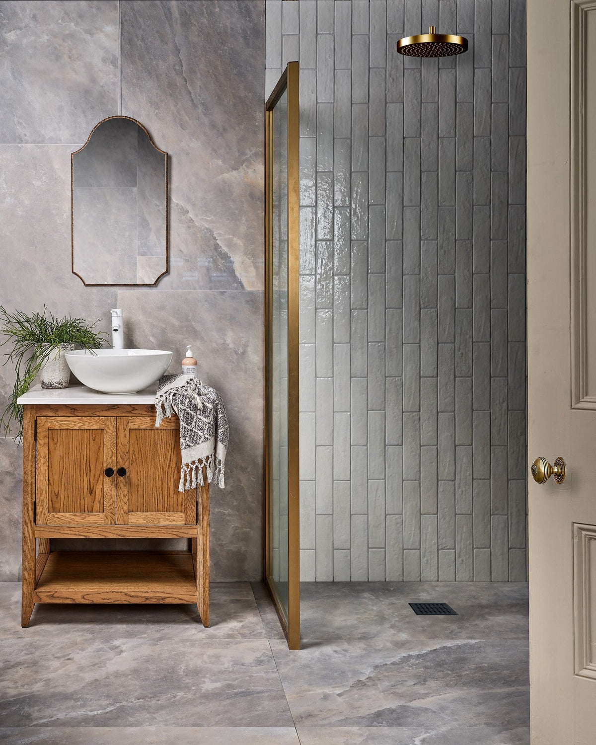 Ca’ Pietra Marlborough Porcelain Parquet Cotton White Gloss — official gallery image 5