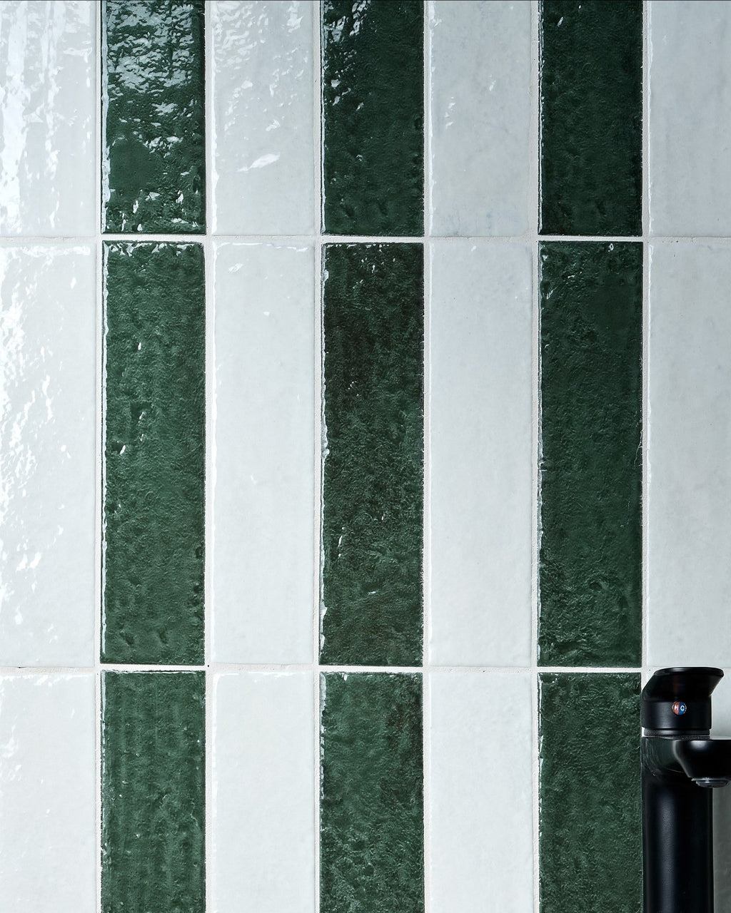 Ca’ Pietra Marlborough Porcelain Parquet Forest Green Gloss — official gallery image 4