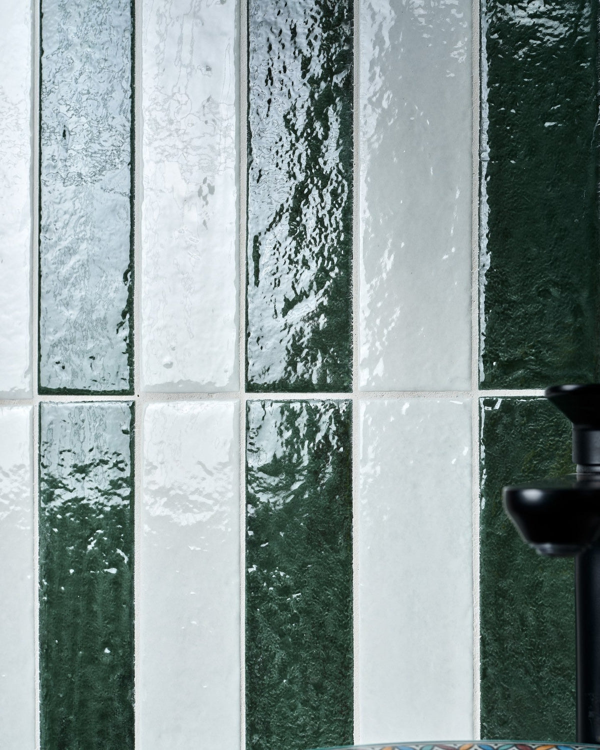 Ca’ Pietra Marlborough Porcelain Parquet Forest Green Gloss — official gallery image 5