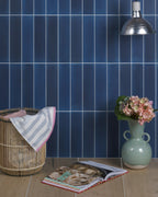 Ca’ Pietra Medina Brick Porcelain Navy Blue — official gallery image 1