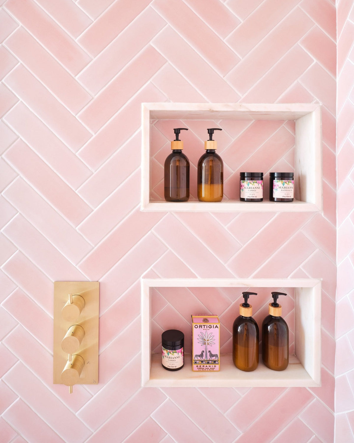 Ca’ Pietra Medina Brick Porcelain Rosa — official gallery image 3