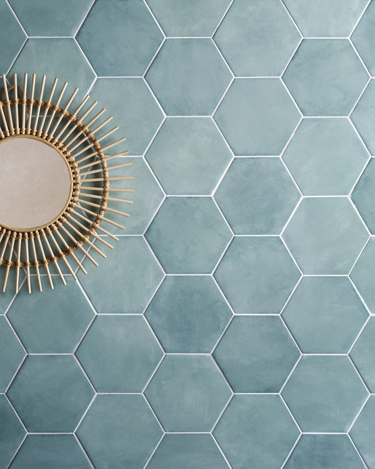 Ca’ Pietra Medina Hexagon Porcelain Salvia — official gallery image 3