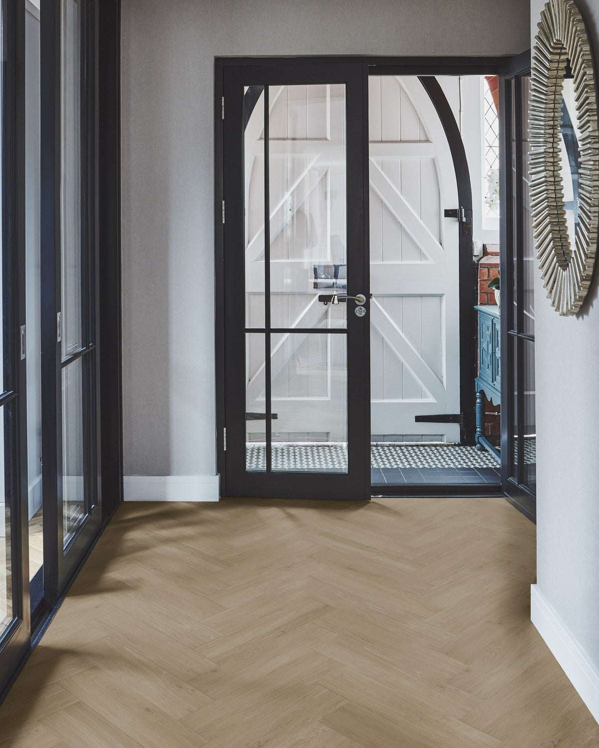 Ca’ Pietra Burley Minérale Herringbone Click Tile — official gallery image 3
