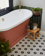 Ca’ Pietra Mono Hex Porcelain Mosaic Daisy — official gallery image 9