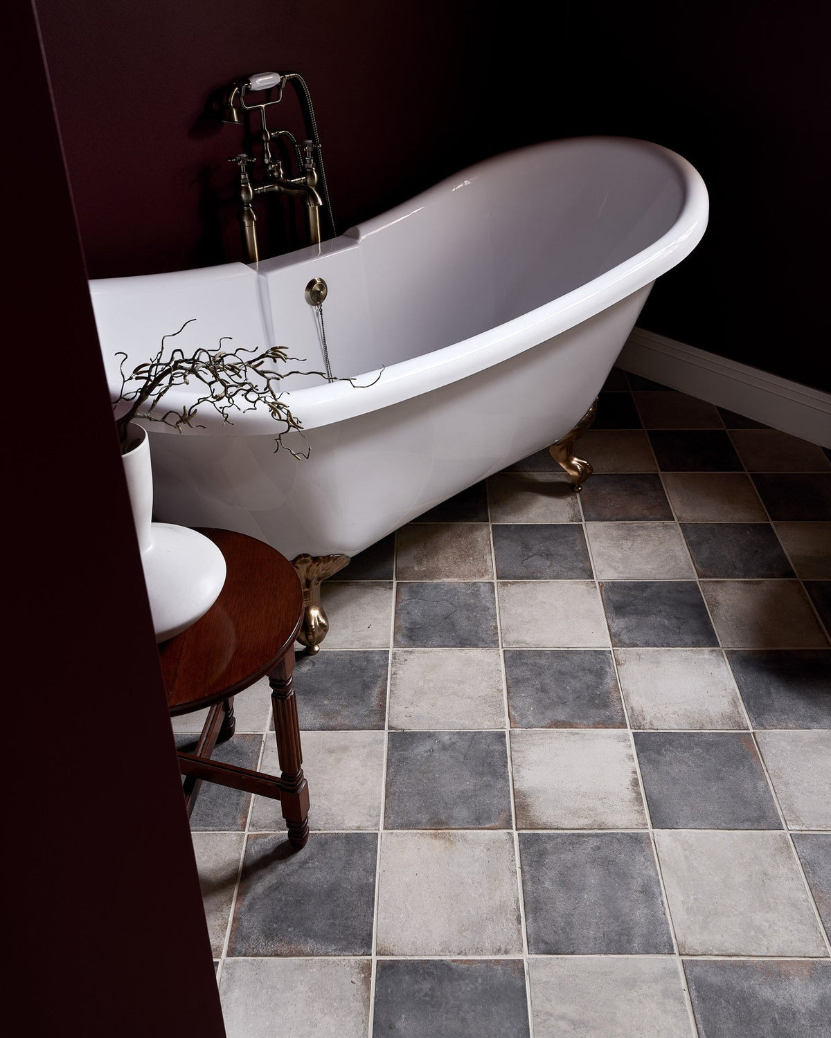 Ca’ Pietra Osterley Porcelain Black Square — official gallery image 3