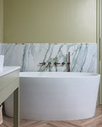 Ca’ Pietra Palm Springs Porcelain Cerulean Fluted — official gallery image 8