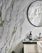 Ca’ Pietra Palm Springs Porcelain Cerulean Plain — official gallery image 2