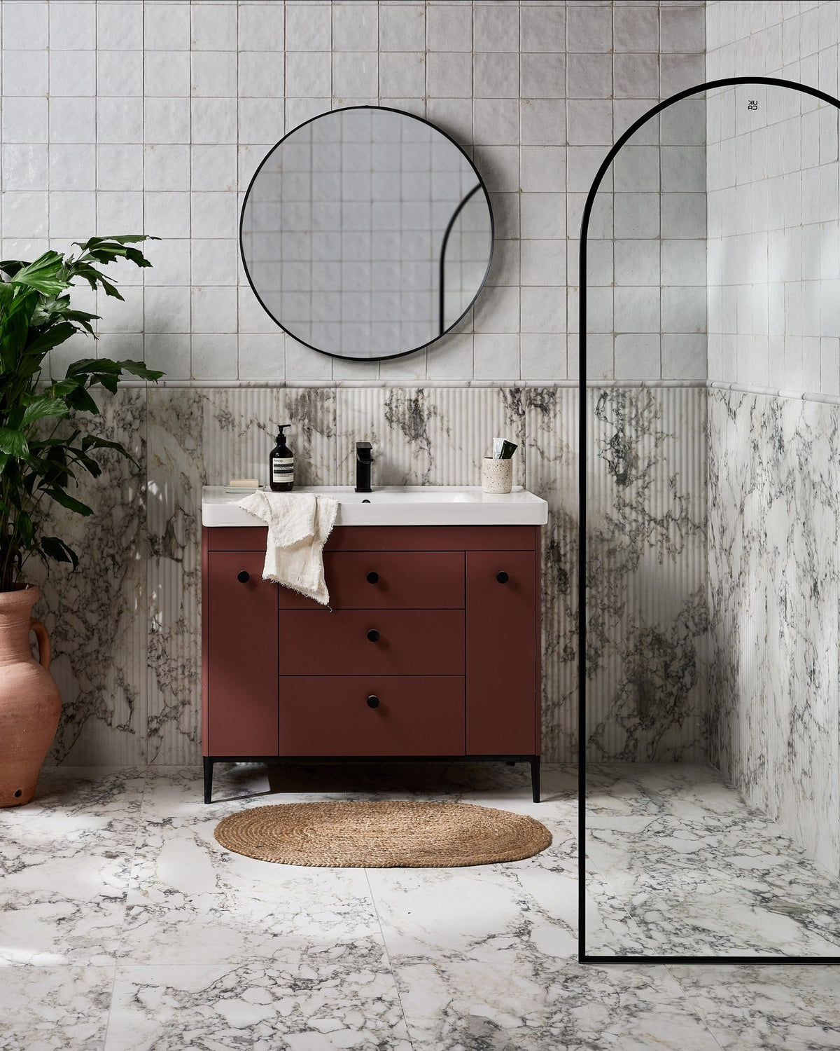 Ca’ Pietra Palm Springs Porcelain Italiana Fluted — official gallery image 3