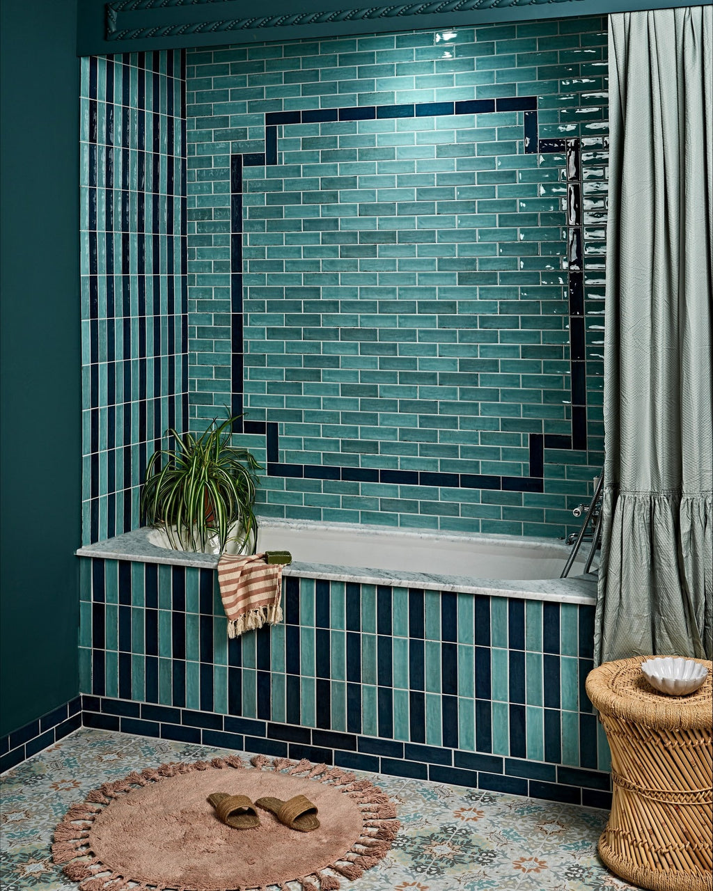Ca’ Pietra Petite Porcelain Gloss Blue — official gallery image 9