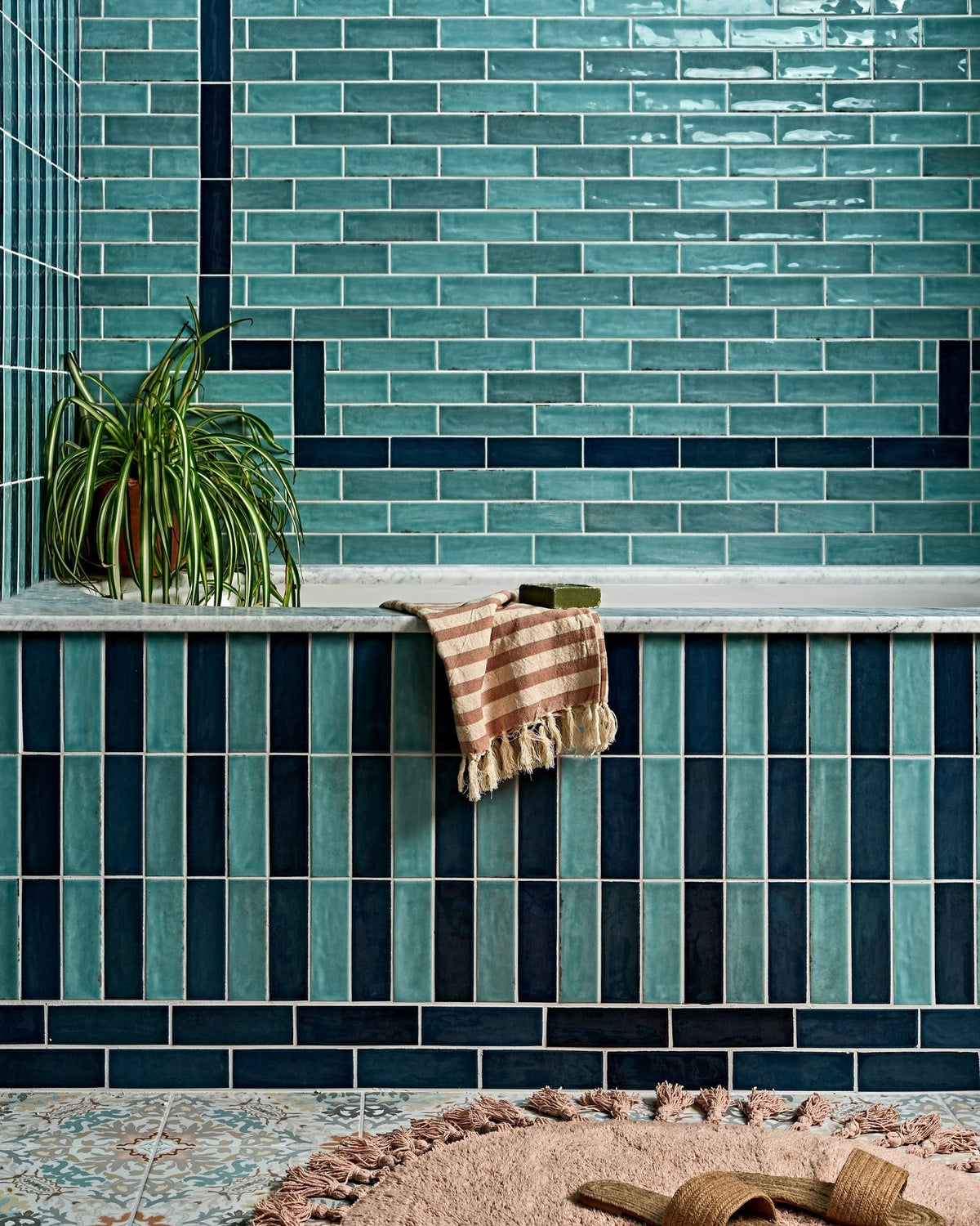 Ca’ Pietra Petite Porcelain Gloss Blue — official gallery image 10
