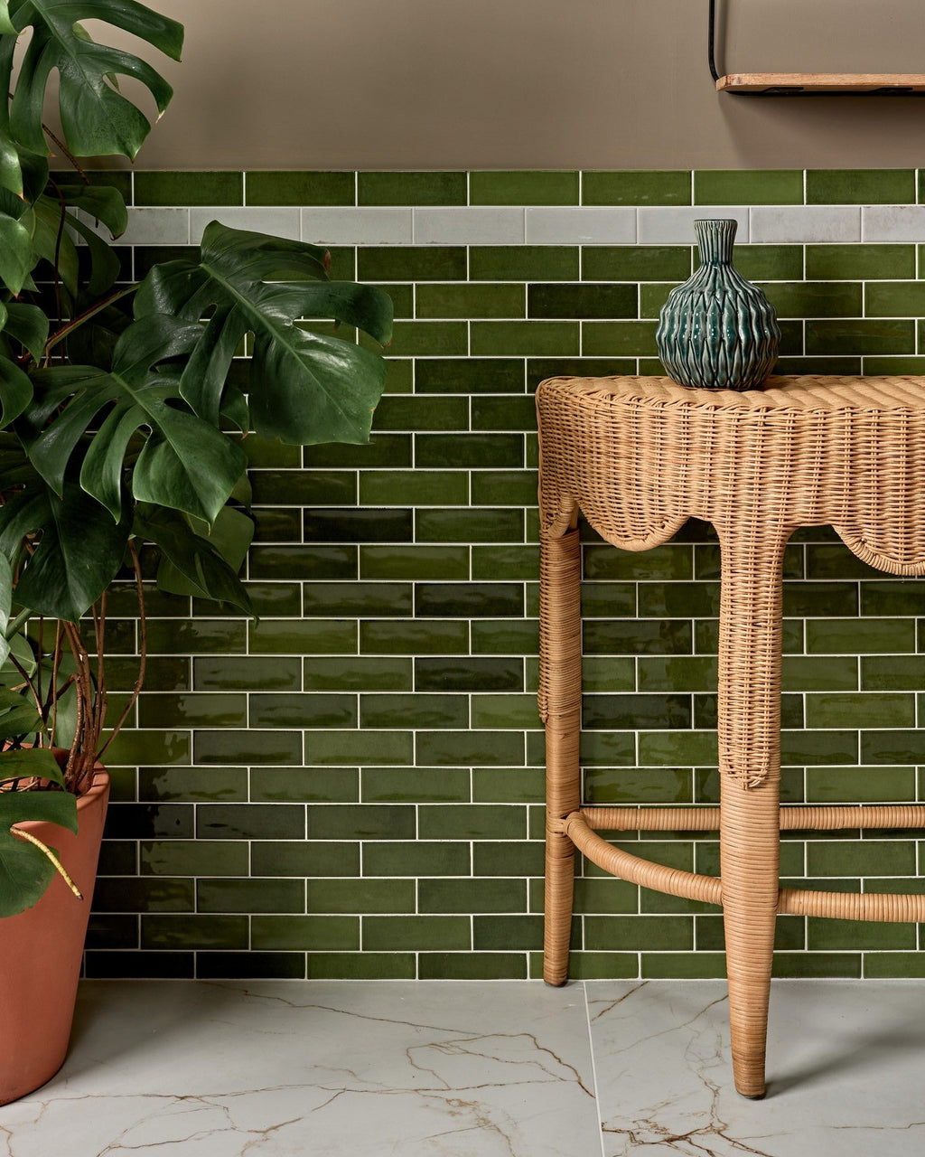 Ca’ Pietra Petite Porcelain Gloss Olive — official gallery image 7