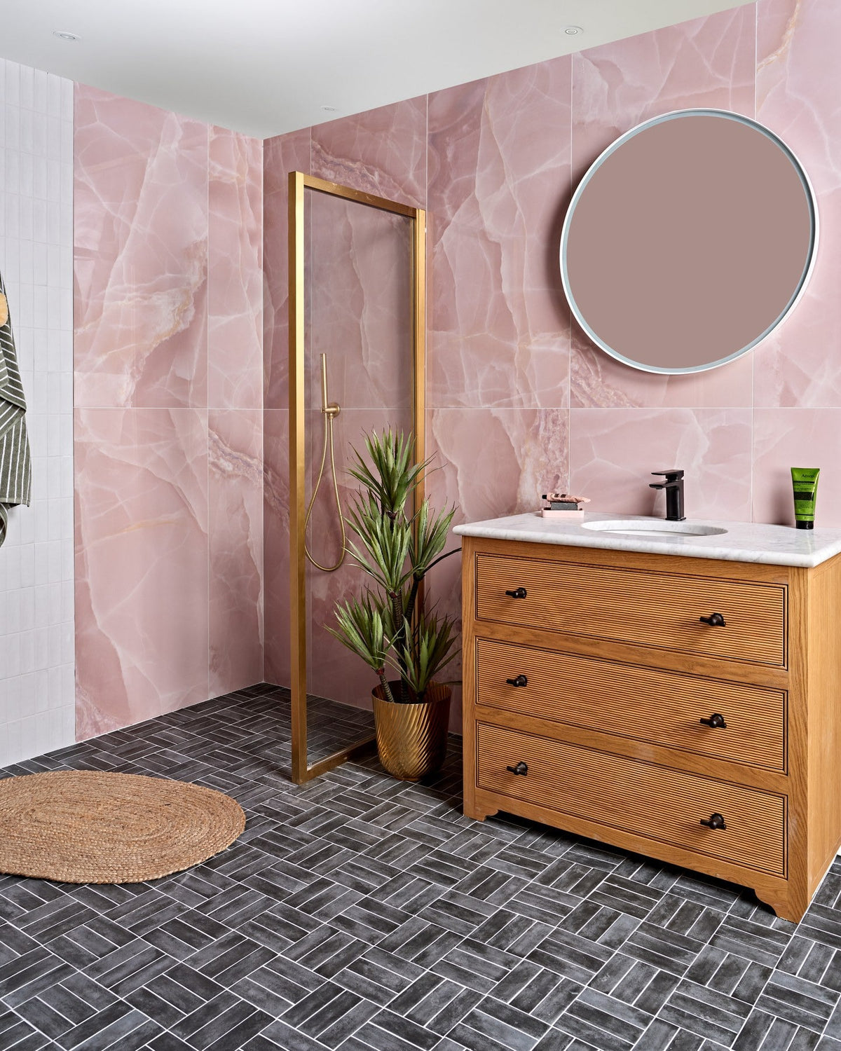 Ca’ Pietra Petite Porcelain Matt Graphite — official gallery image 1