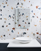 Ca’ Pietra Piazza Porcelain Geo Pearl — official gallery image 2