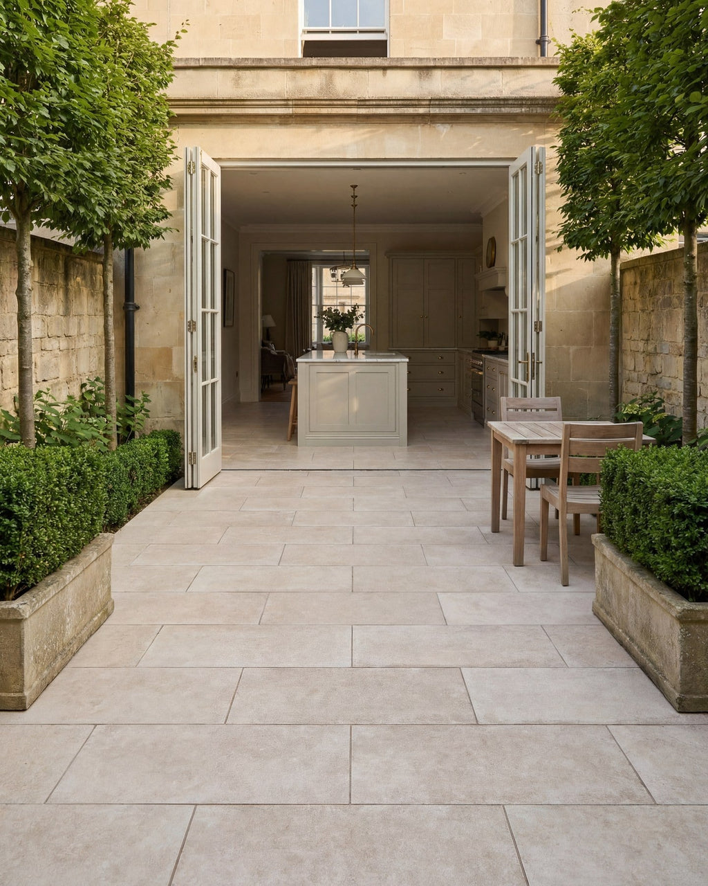 Ca’ Pietra Pierre Paving Porcelain Beige — official gallery image 1
