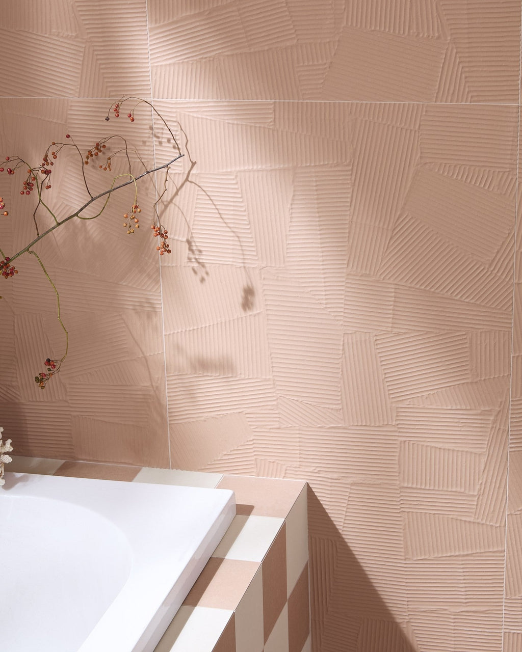 Ca’ Pietra Plastercraft Calco Porcelain Cipria Textured — official gallery image 4