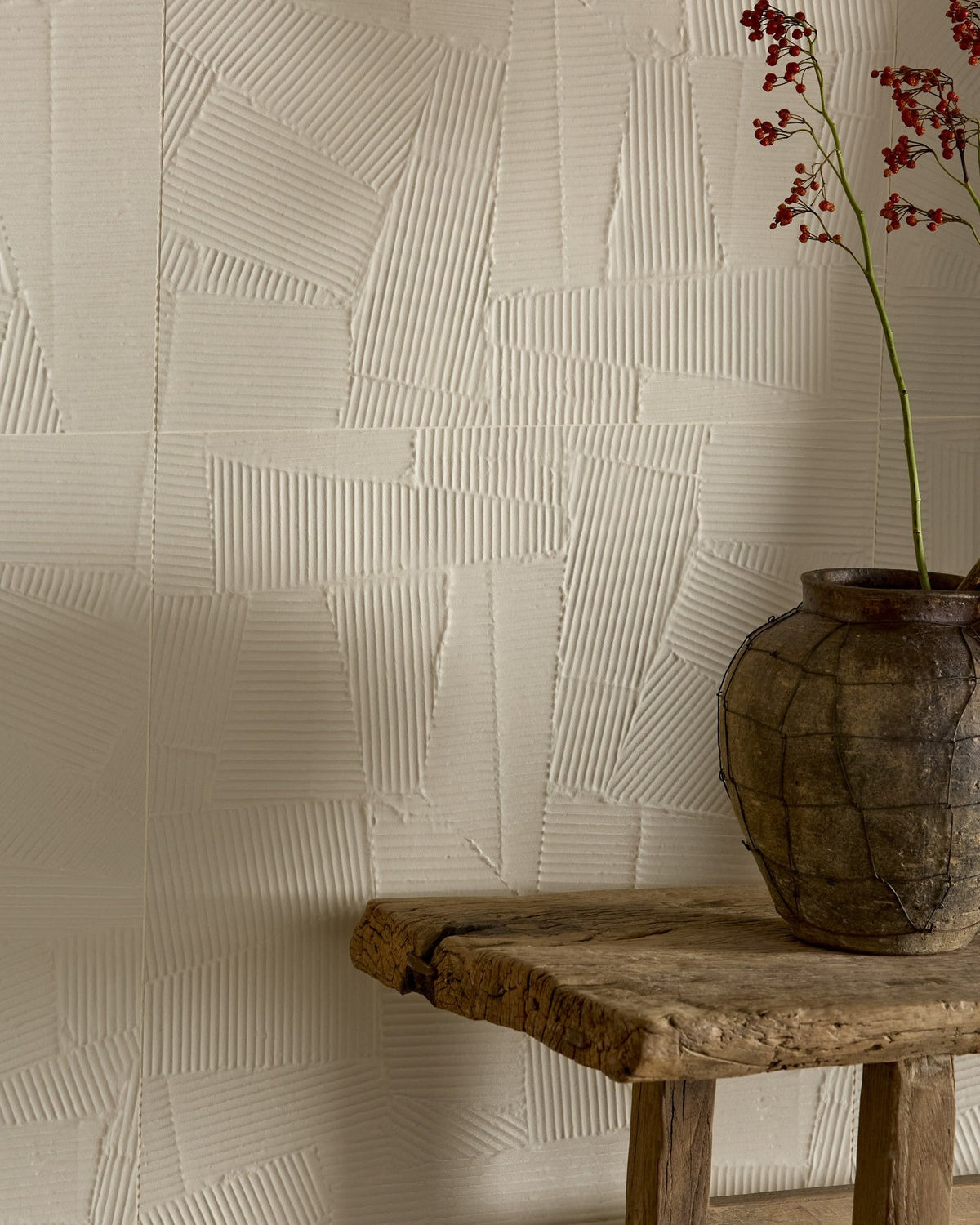 Ca’ Pietra Plastercraft Calco Porcelain Sabbia Textured — official gallery image 6