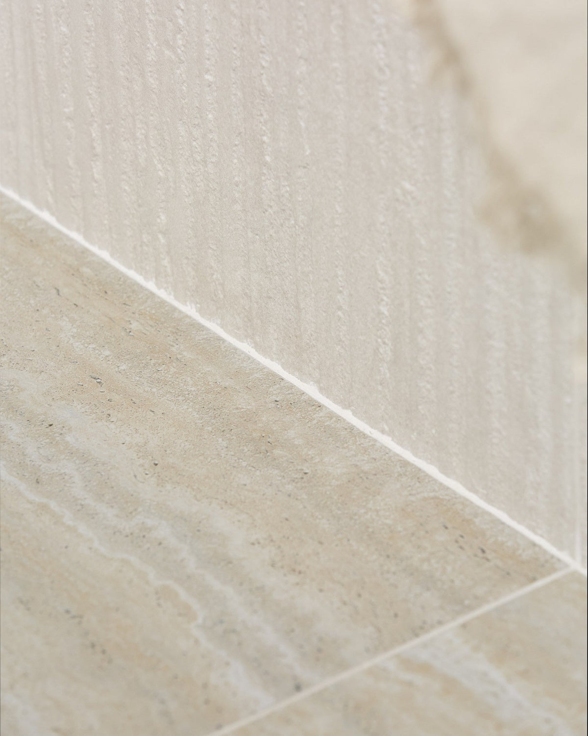 Ca’ Pietra Plastercraft Linea Mano Porcelain Ecru Textured — official gallery image 1