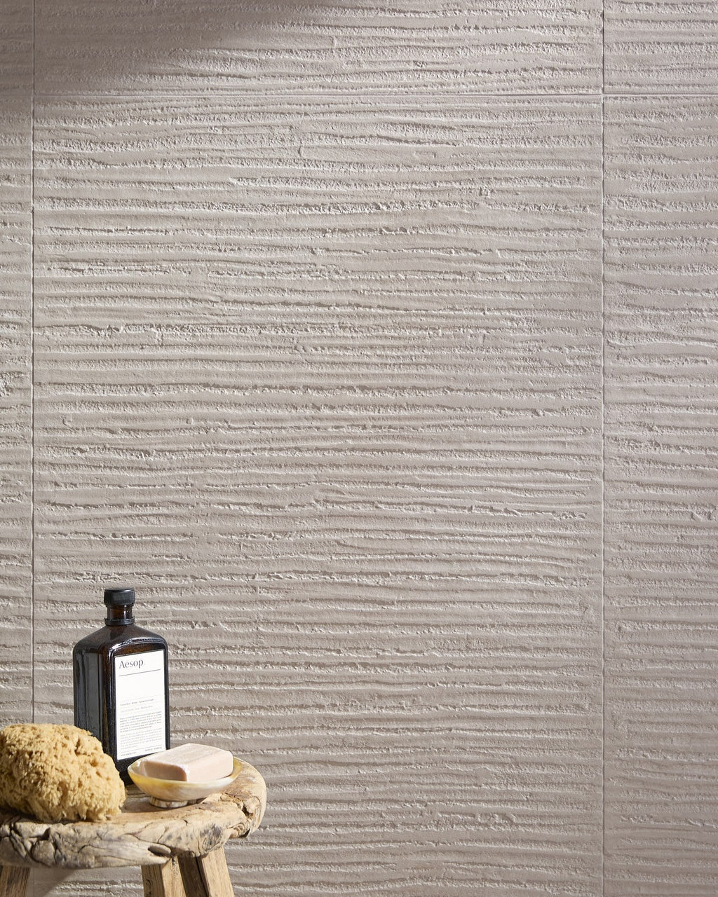 Ca’ Pietra Plastercraft Linea Mano Porcelain Ecru Textured — official gallery image 7