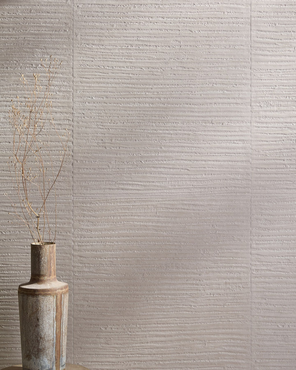 Ca’ Pietra Plastercraft Linea Mano Porcelain Ecru Textured — official gallery image 8
