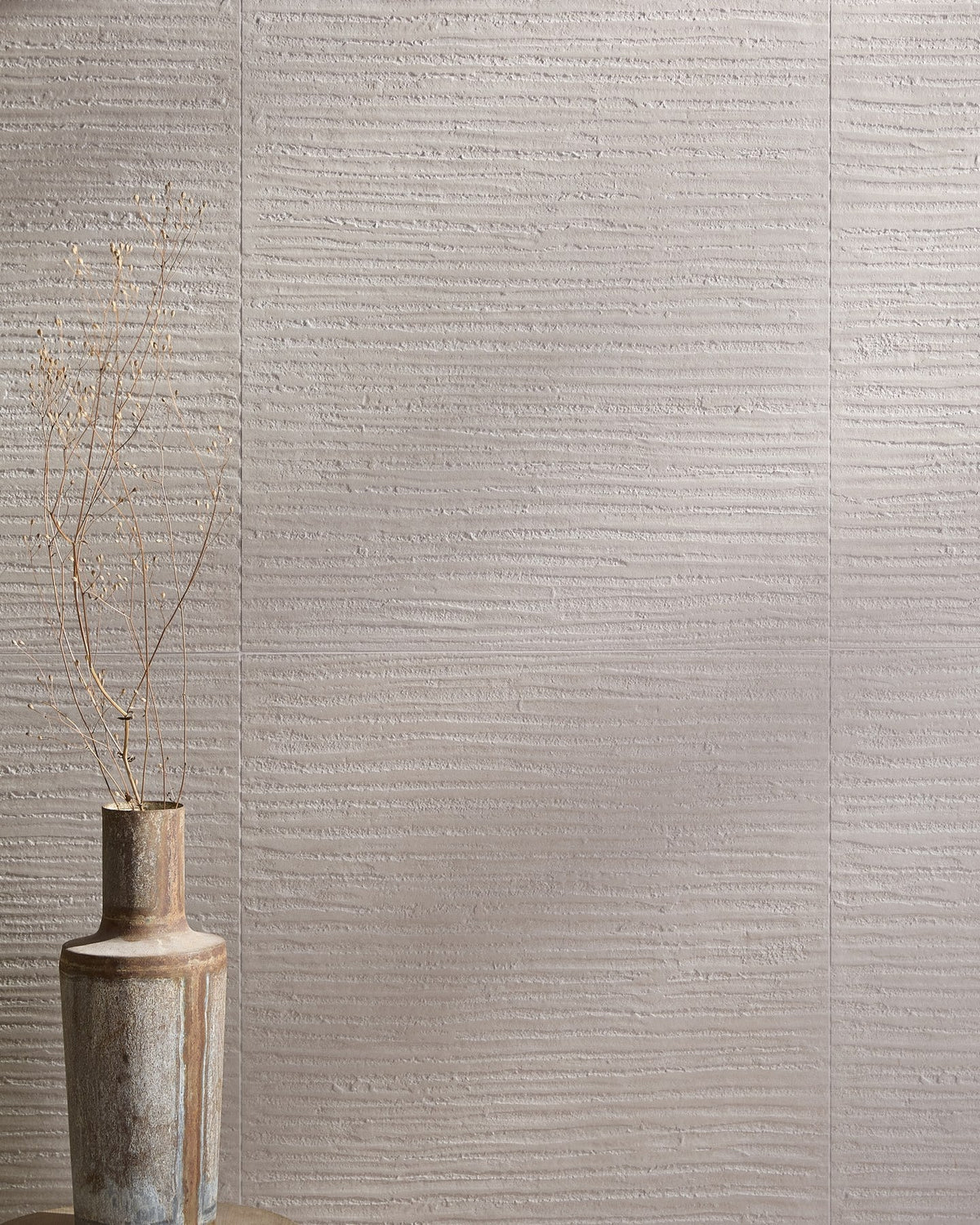 Ca’ Pietra Plastercraft Linea Mano Porcelain Ecru Textured — official gallery image 8