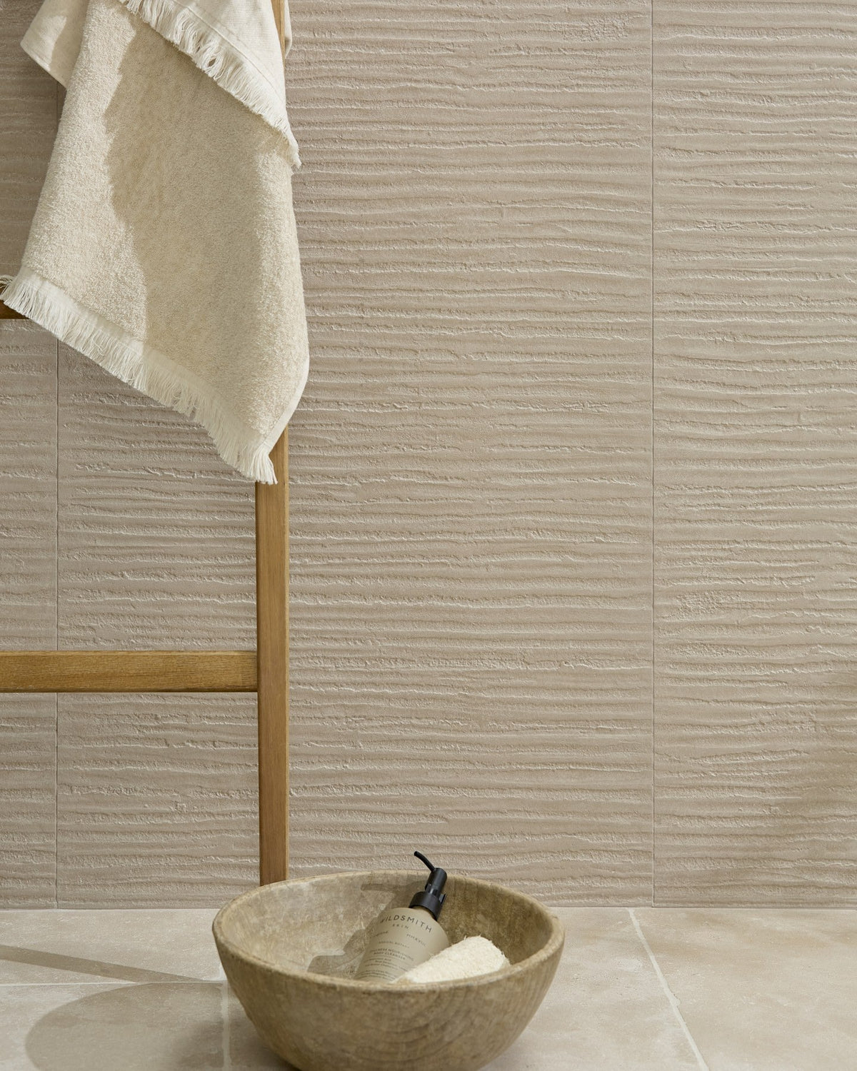 Ca’ Pietra Plastercraft Linea Mano Porcelain Mink Textured — official gallery image 7