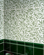 Ca’ Pietra Silk Screen Ceramic Willow Cottage Spring Leaf — official gallery image 5