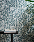 Ca’ Pietra Silk Screen Ceramic Willow Cottage Teal — official gallery image 3