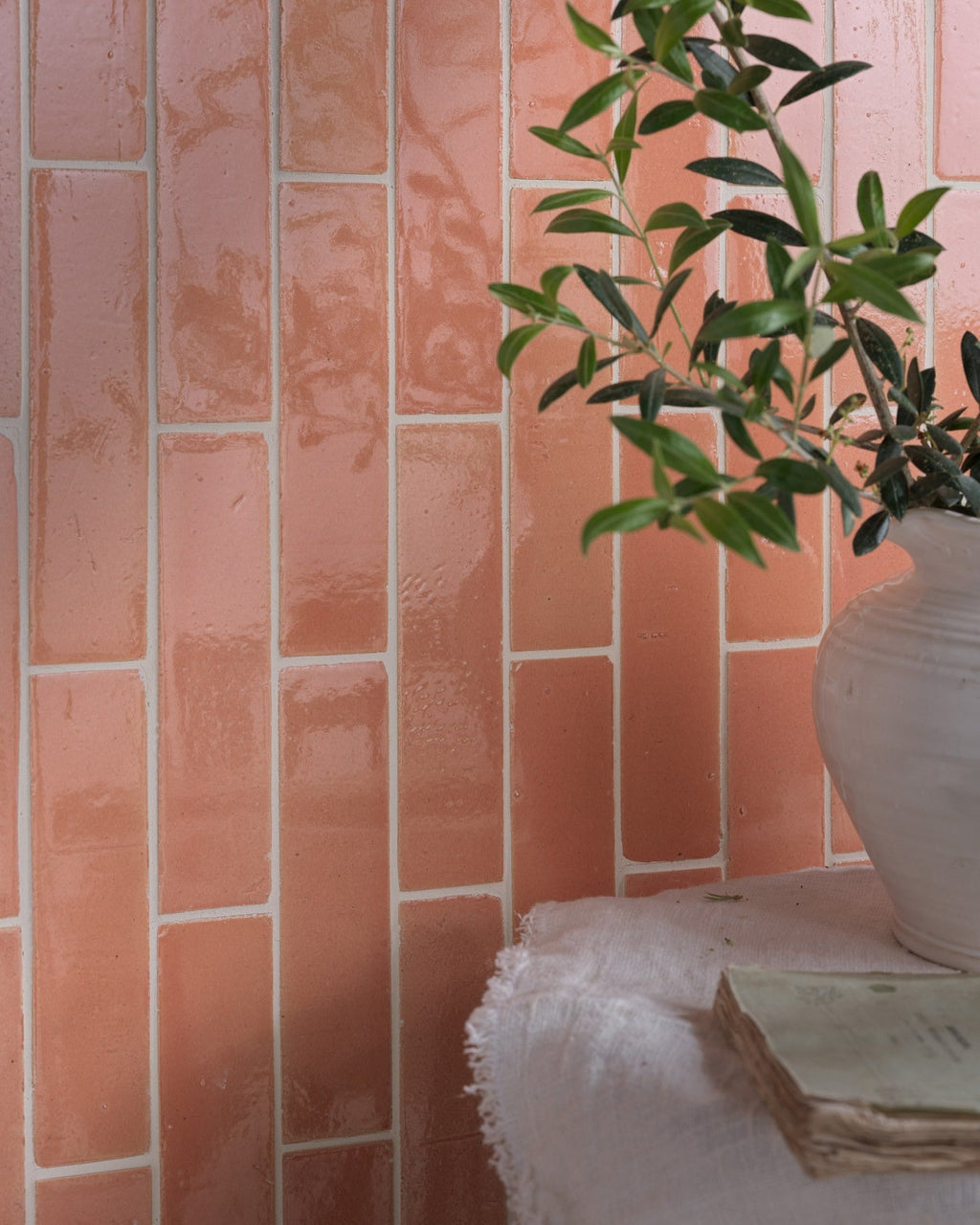 Ca’ Pietra Stone Glaze Ceramic Blossom Gloss Brick — official gallery image 3