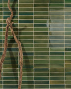 Ca’ Pietra Stone Glaze Ceramic British Green Gloss Brick — official gallery image 1