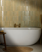 Ca’ Pietra Stone Glaze Ceramic Chambray Gloss Brick — official gallery image 4