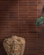 Ca’ Pietra Stone Glaze Ceramic Cola Gloss Brick — official gallery image 3