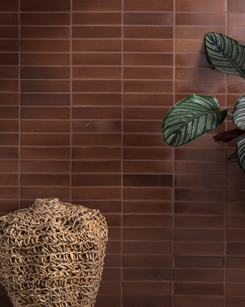 Ca’ Pietra Stone Glaze Ceramic Cola Gloss Brick — official gallery image 6