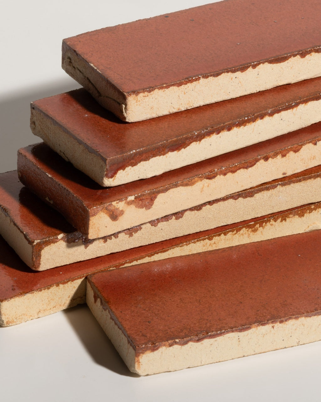 Ca’ Pietra Stone Glaze Ceramic Imperial Red Gloss Brick — official gallery image 5