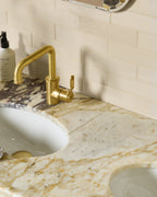 Ca’ Pietra Stone Glaze Ceramic Linen Gloss Brick — official gallery image 4
