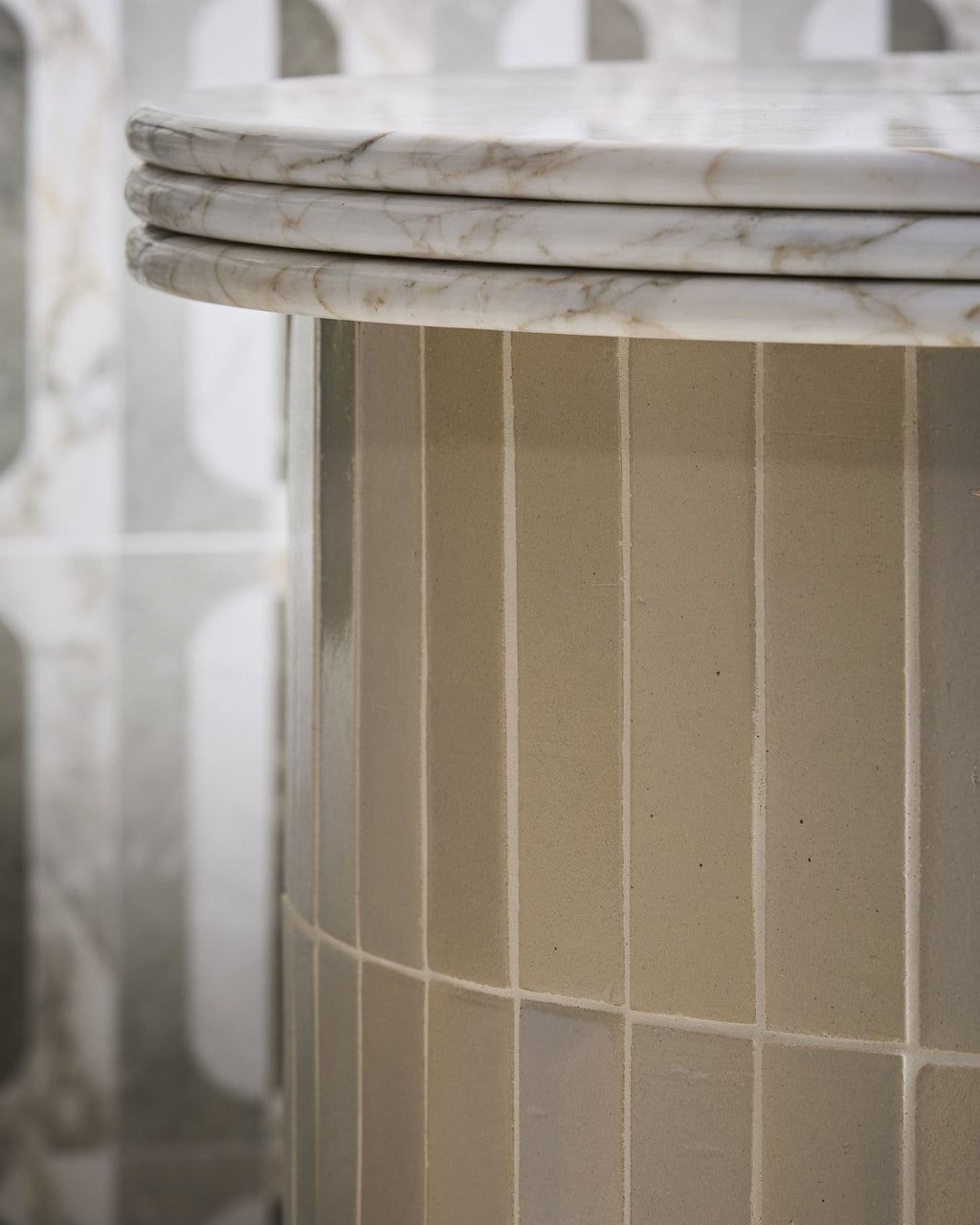 Ca’ Pietra Stone Glaze Ceramic Mink Gloss Brick — official gallery image 10