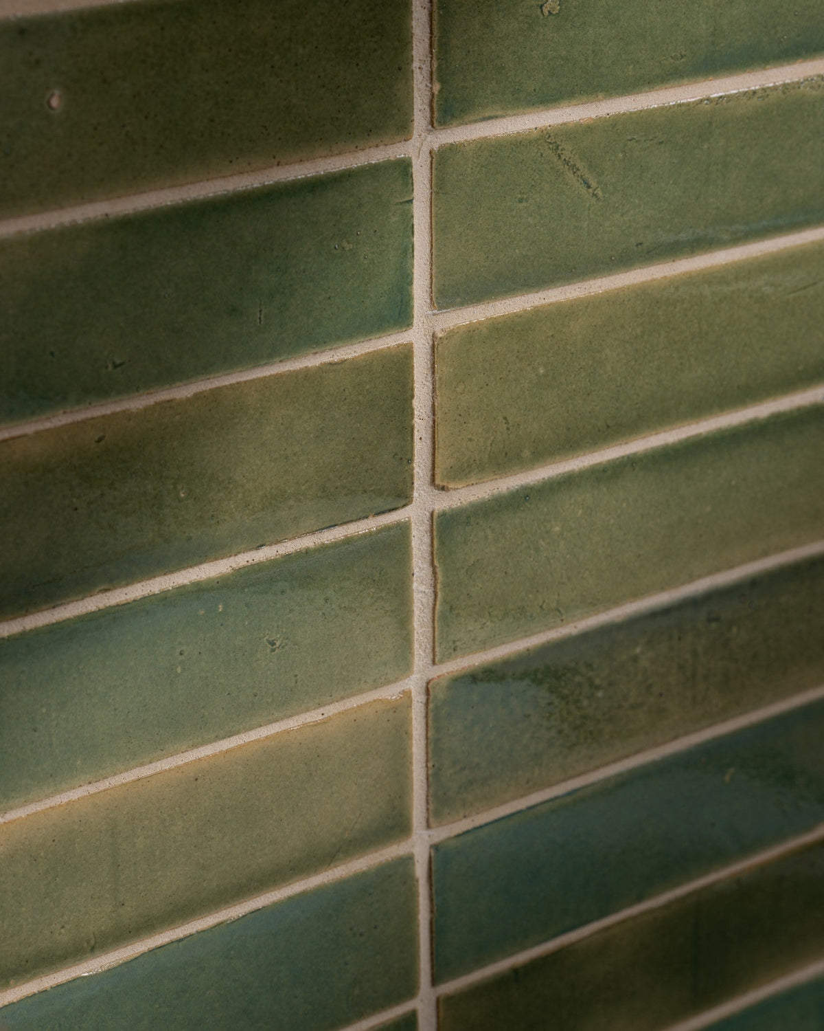 Ca’ Pietra Stone Glaze Ceramic Olive Leaf Gloss Brick — official gallery image 4