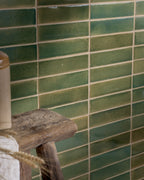Ca’ Pietra Stone Glaze Ceramic Olive Leaf Gloss Brick — official gallery image 6