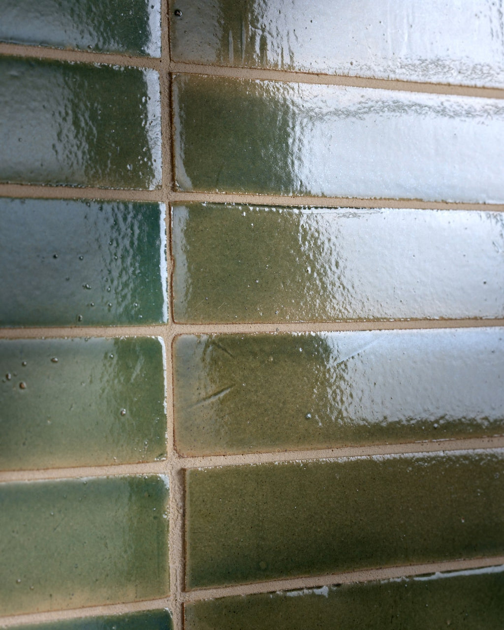 Ca’ Pietra Stone Glaze Ceramic Olive Leaf Gloss Brick — official gallery image 8