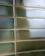 Ca’ Pietra Stone Glaze Ceramic Olive Leaf Gloss Brick — official gallery image 8