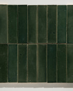Ca’ Pietra Stone Glaze Ceramic Petrol Green Gloss Brick — official gallery image 6