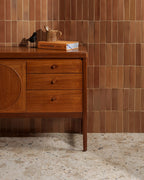 Ca’ Pietra Stone Glaze Ceramic Tan Gloss Brick — official gallery image 4