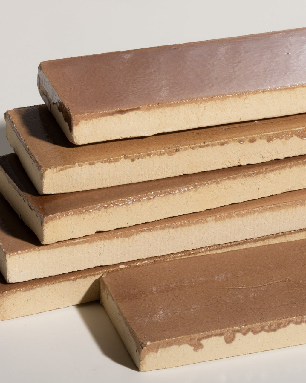 Ca’ Pietra Stone Glaze Ceramic Tan Gloss Brick — official gallery image 5