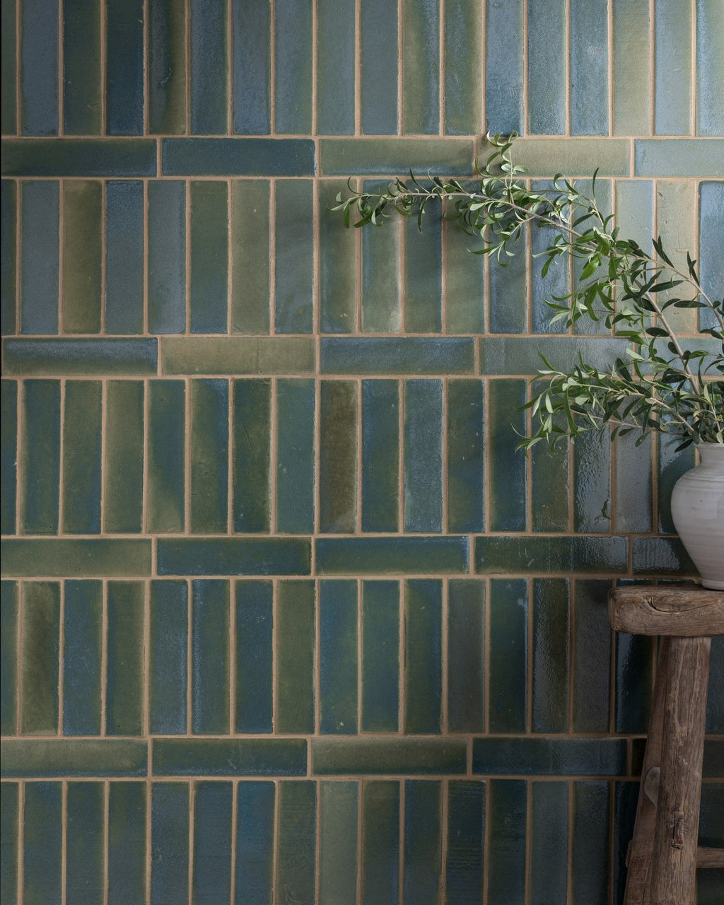 Ca’ Pietra Stone Glaze Ceramic Winter Pond Gloss Brick — official gallery image 1